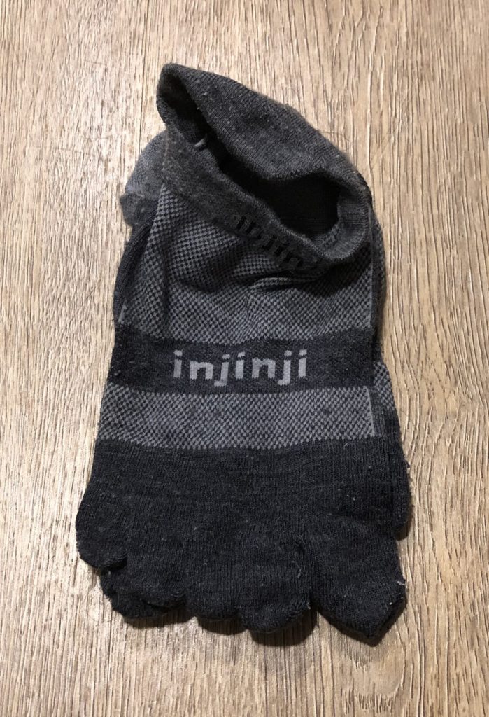 Injinji NuWool Toe Socks.