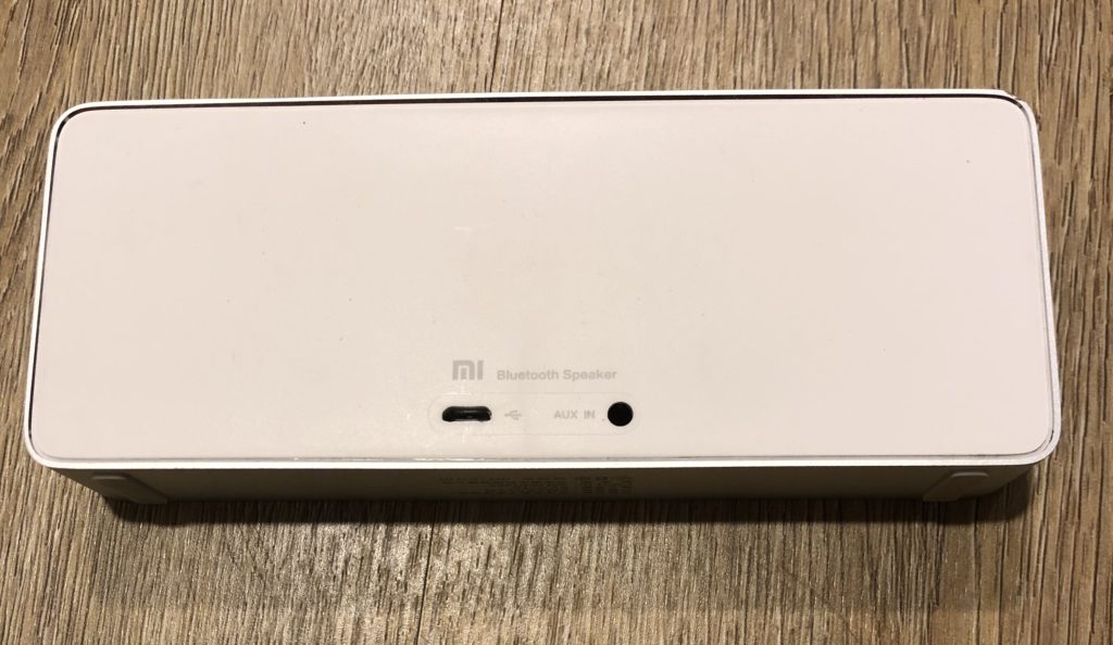 Xiaomi Bluetooth Speaker, from back.