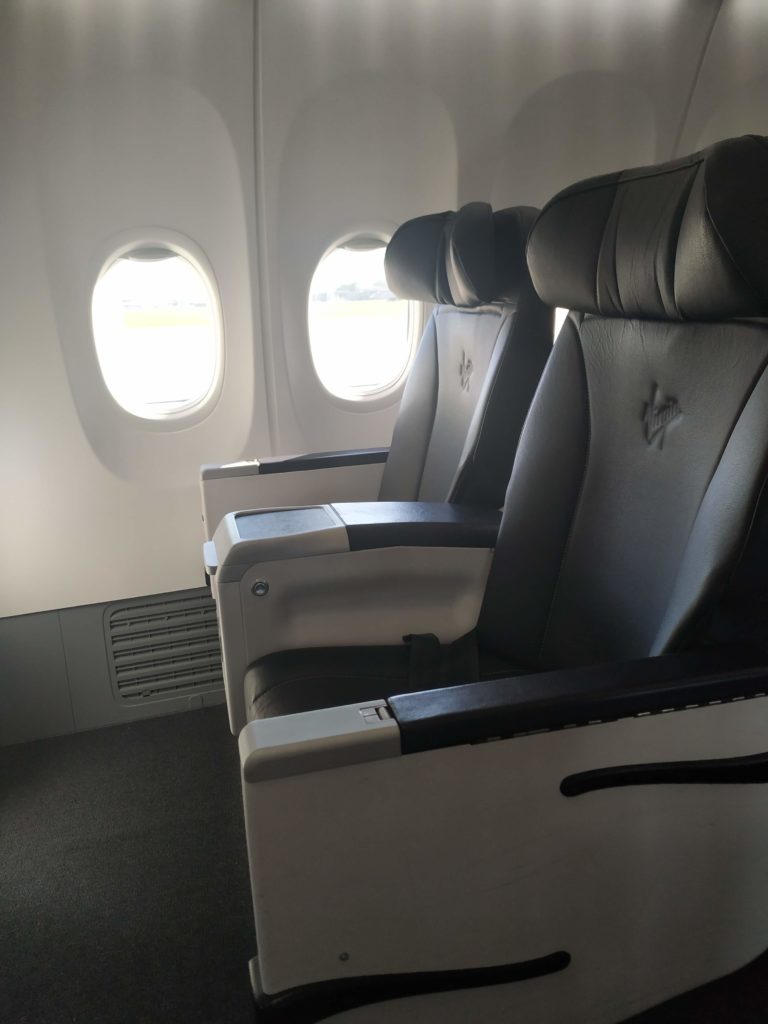 Virgin Australia Boeing 737 Business Class seats.