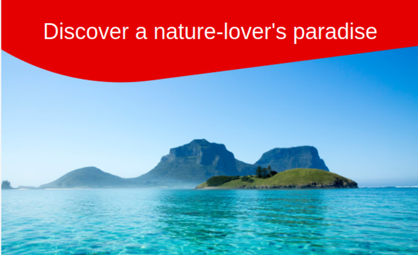 Lord Howe Island - QANTAS sale!