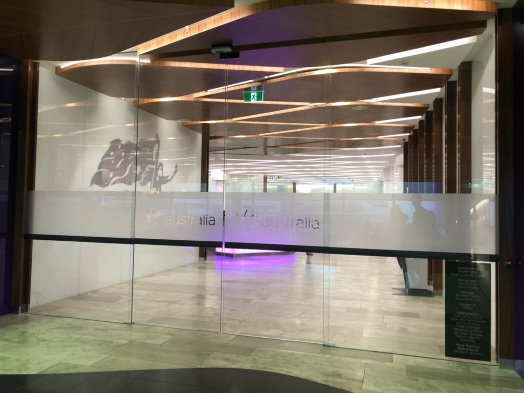 Virgin Australia Brisbane Lounge - Airside Entrance