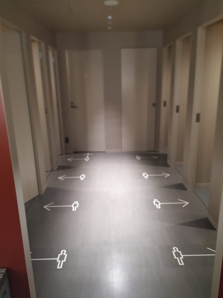 Toilet aisle - 9 Hours hotel