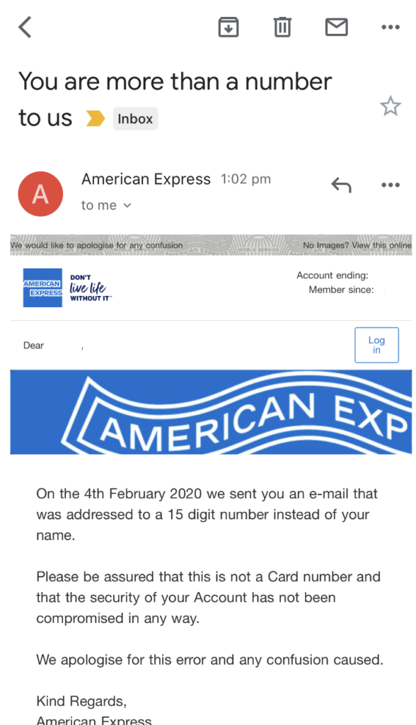 American Express members - more than just a number.