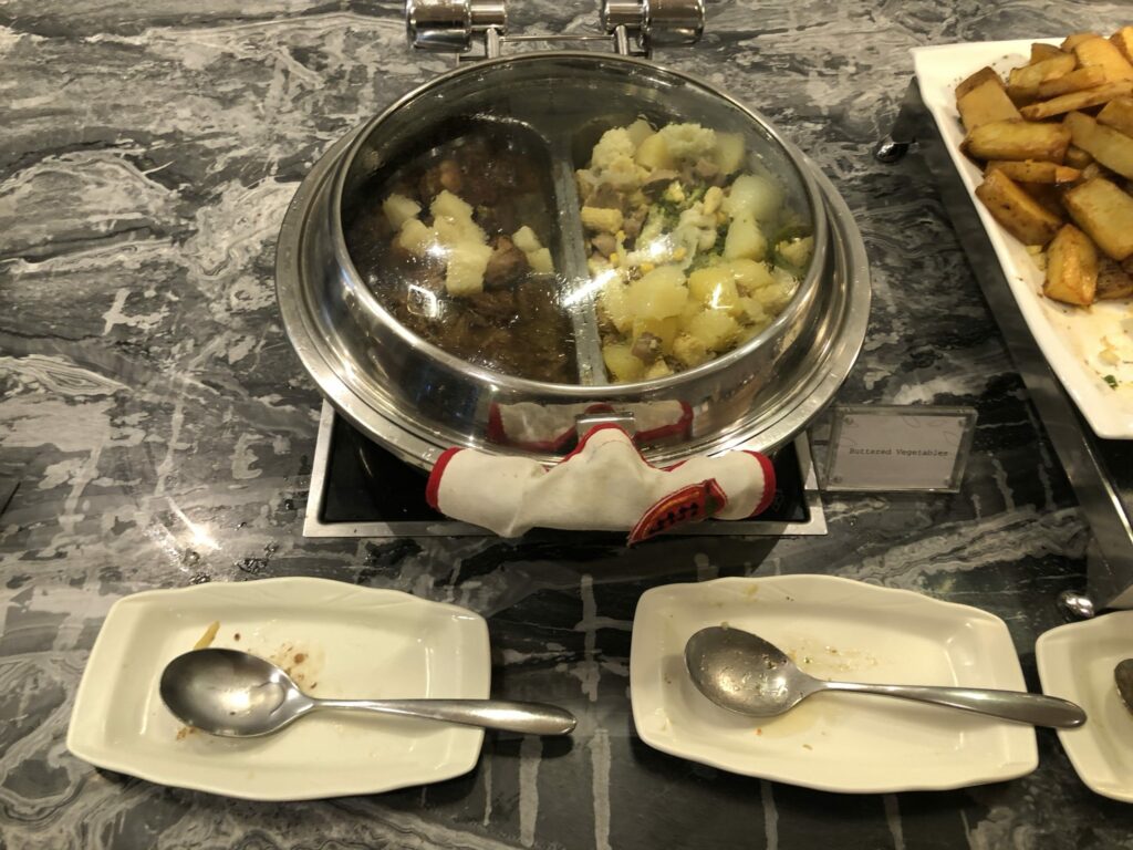 Another hot dish option at this lounge.