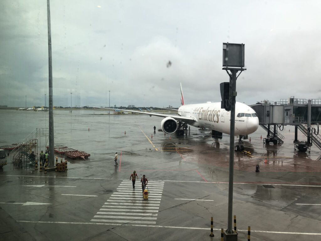 More tarmac views from the Plaza Premium Lounge in Mactan Cebu airport.